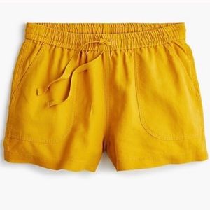 J. Crew Point Sur seaside linen shorts